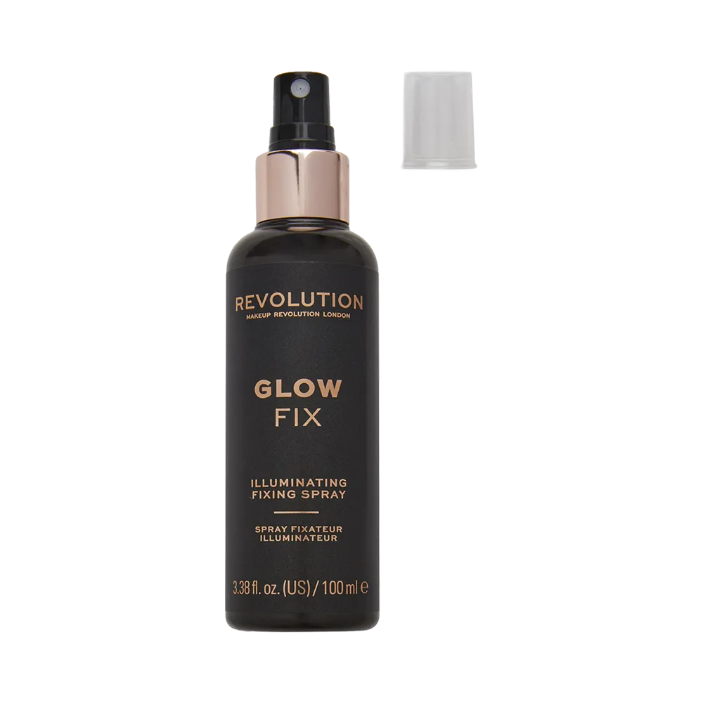 Makeup Revolution Glow fix Illuminating Fixing Spray - 100 ml thumbnail 2