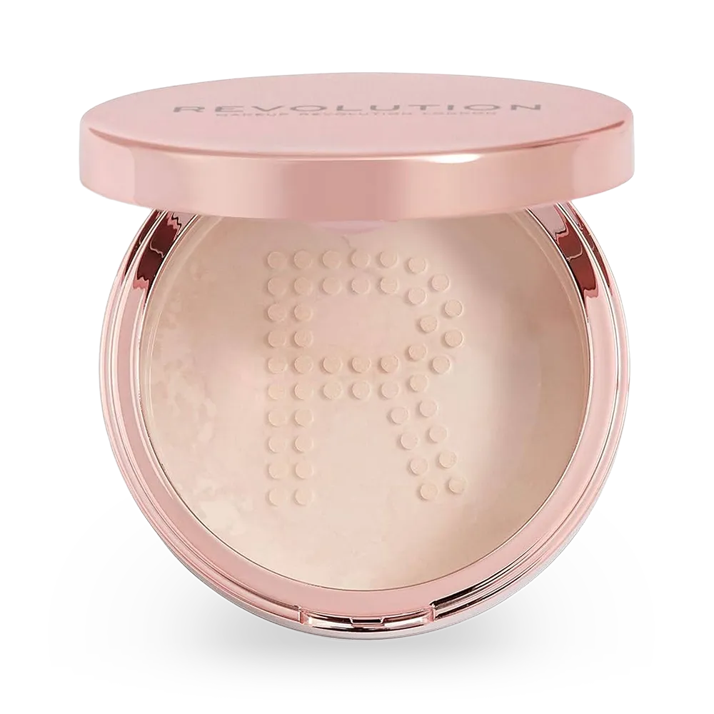 Makeup Revolution Conceal & Fix Setting Powder - Light Pink thumbnail 1