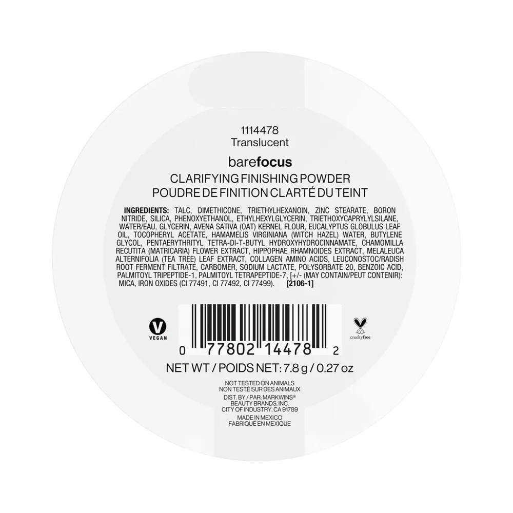 Wet N Wild Bare Focus Clarifying Finishing Powder - 50 g thumbnail 3
