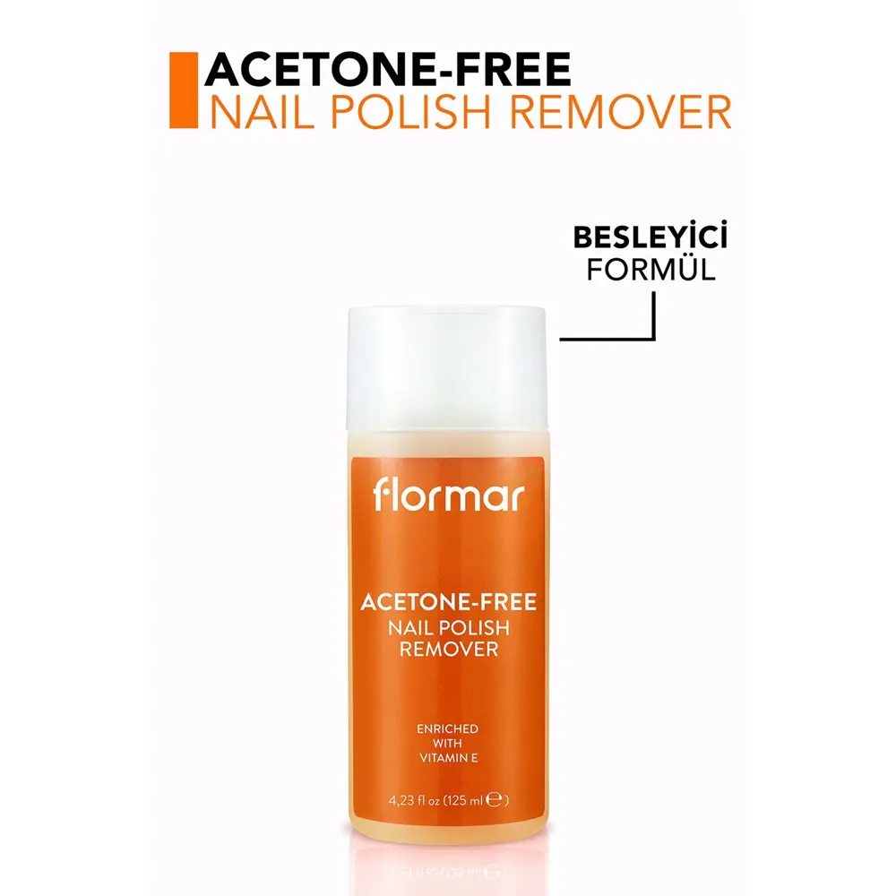 Flormar Acetone Free Nail Polish Remover - 125 ml thumbnail 2