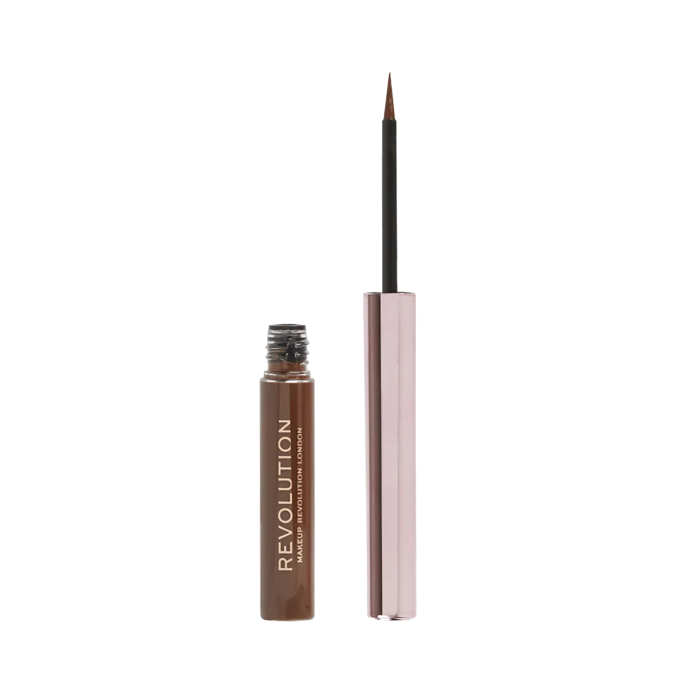 Makeup Revolution Super Flick Liquid Eyeliner - Brown thumbnail 2
