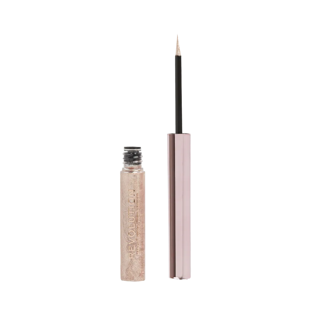 Makeup Revolution Super Flick Liquid Eyeliner - Rose Gold thumbnail 2