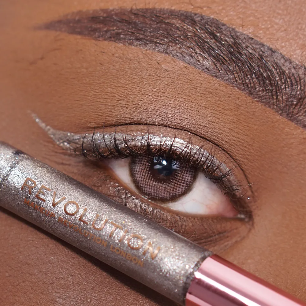 Makeup Revolution Super Flick Liquid Eyeliner - Silver thumbnail 4