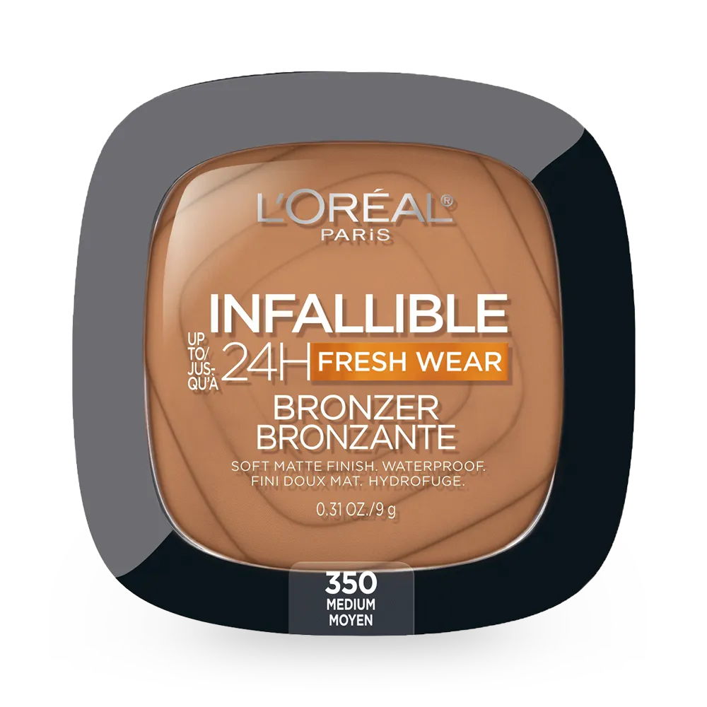 L’Oréal Paris Infallible 24H Fresh Wear Soft Matte Bronzer - 350 Medium thumbnail 1