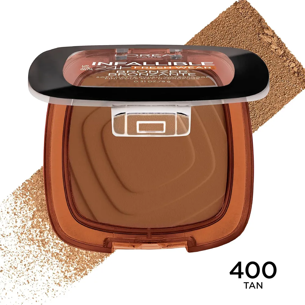 L’Oréal Paris Infallible 24H Fresh Wear Soft Matte Bronzer - 400 Tan thumbnail 2