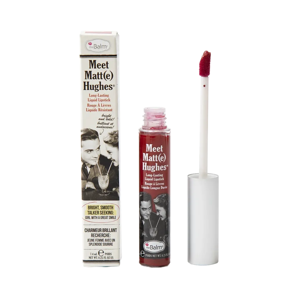 theBalm Meet Matte Hughes Matte Liquid Lipstick - Loyal (7.4 ml) thumbnail 1