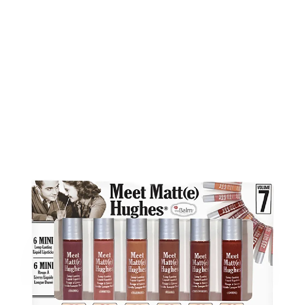 theBalm Meet Matte Hughes Set of 6 Mini Lipstick Vol. 7 thumbnail 1