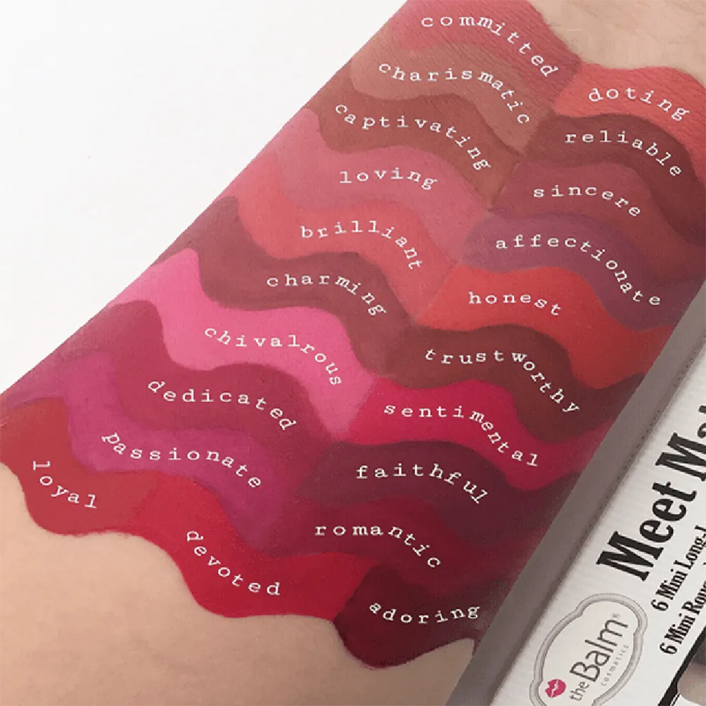 theBalm Meet Matte Hughes Set of 6 Mini Lipstick Vol. 7 thumbnail 2