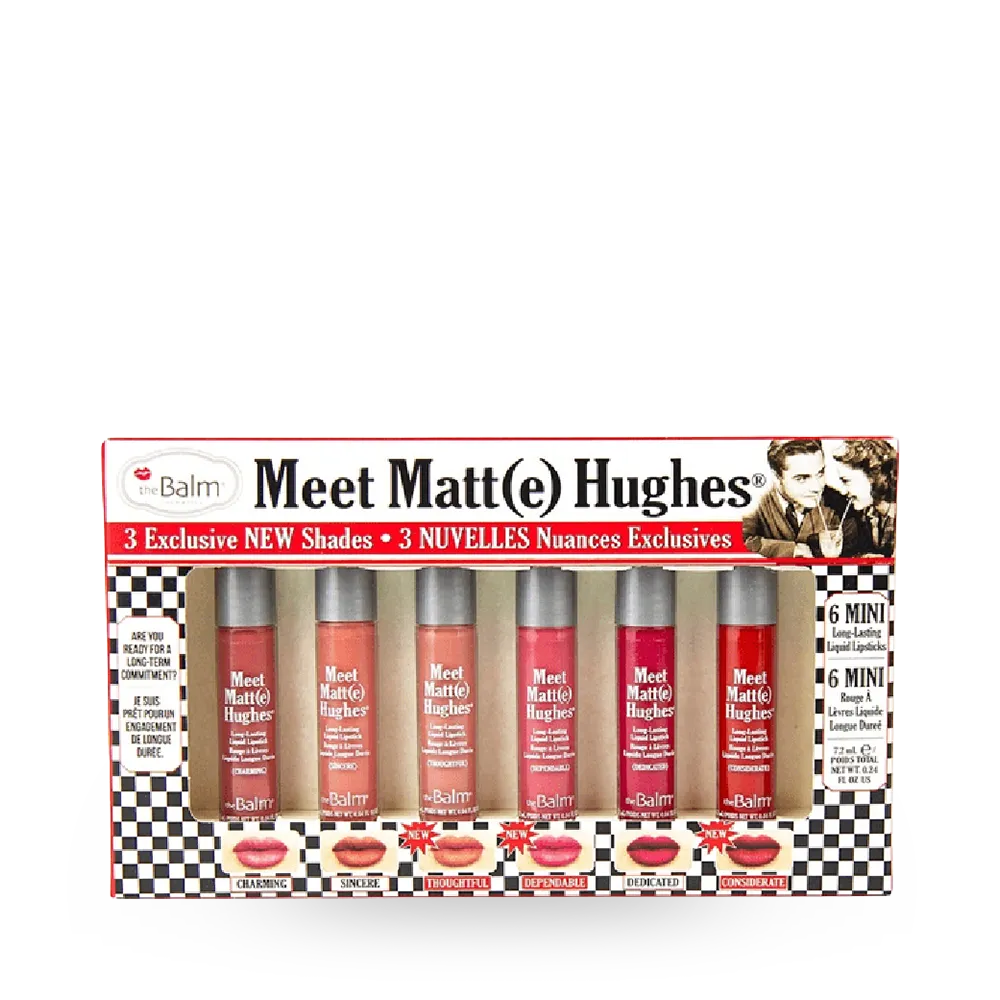 theBalm Meet Matte Hughes Set of 6 Mini Lipstick Vol. 14 thumbnail 1