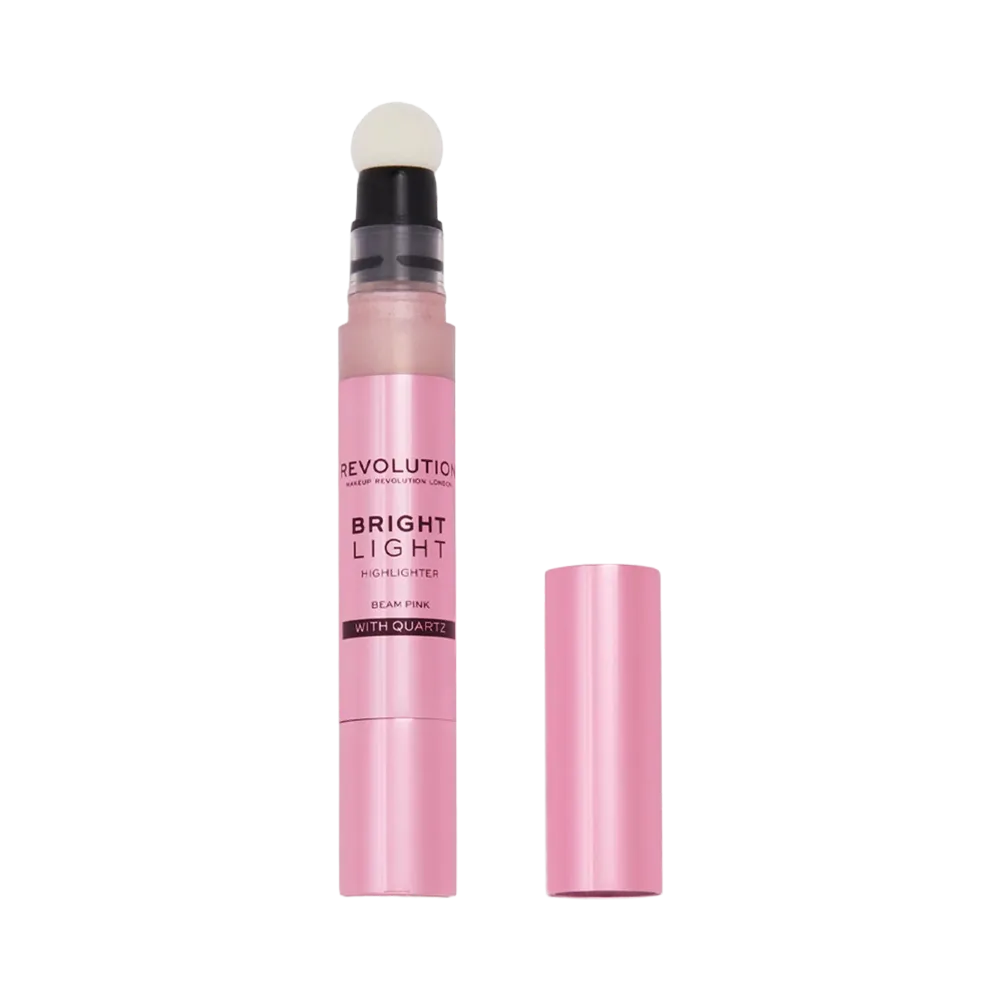 Makeup Revolution Bright Light Highlighter - Beam Pink thumbnail 2