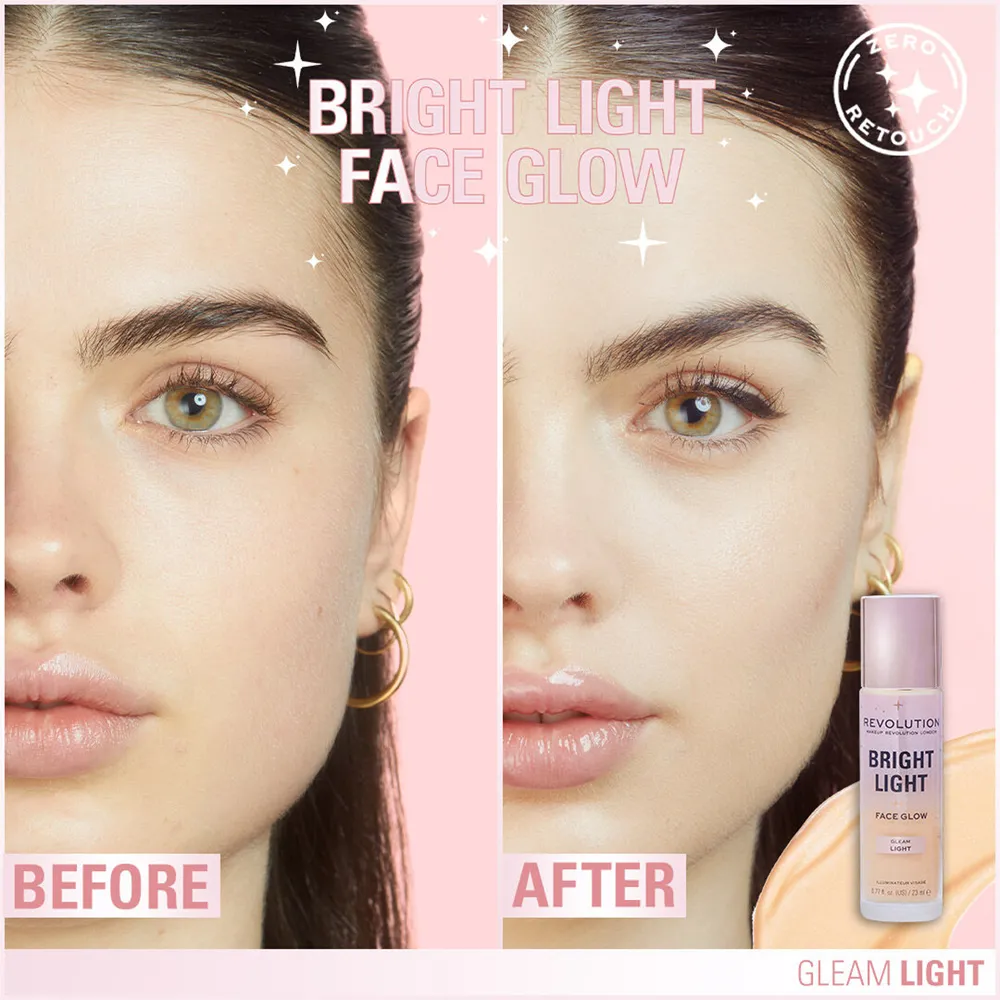 Makeup Revolution Bright Light Face Glow - Gleam Light thumbnail 4
