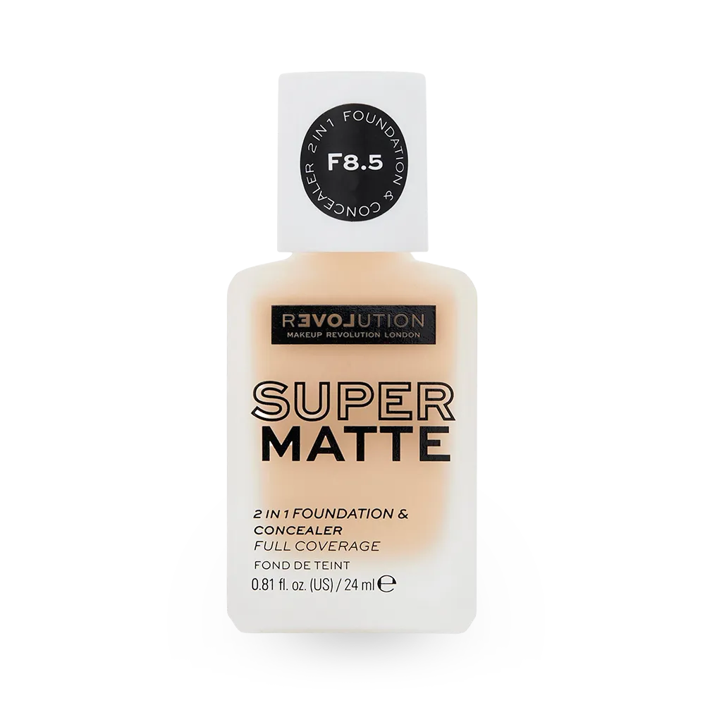 Makeup Revolution Supermatte Foundation - F8.5 thumbnail 1