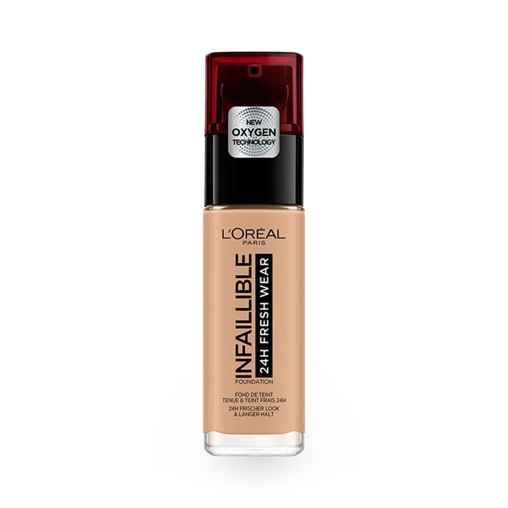 L'Oreal Paris Infaillible 24H Fresh Wear Foundation SPF 25 - 130 True Beige thumbnail 1