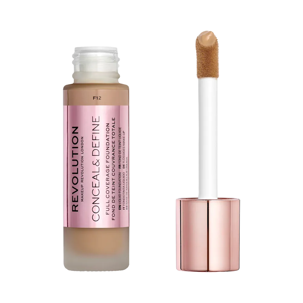 Makeup Revolution Conceal & Define Full Coverage Foundation - F12 thumbnail 3