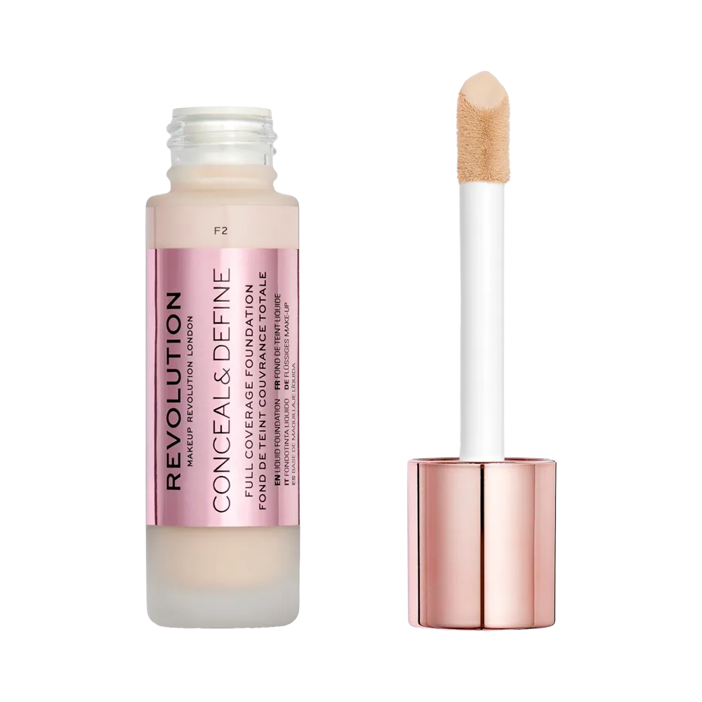 Makeup Revolution Conceal & Define Full Coverage Foundation - F2 thumbnail 3
