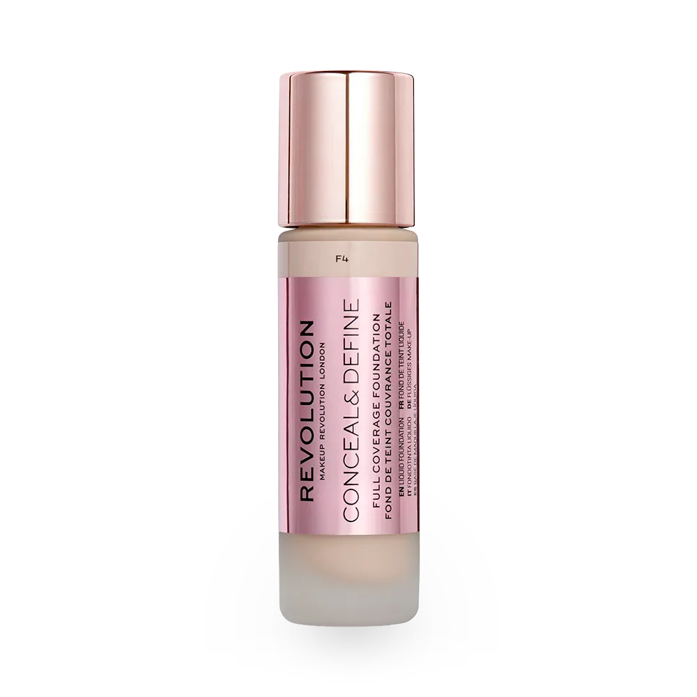 Makeup Revolution Conceal & Define Full Coverage Foundation - F4 thumbnail 1