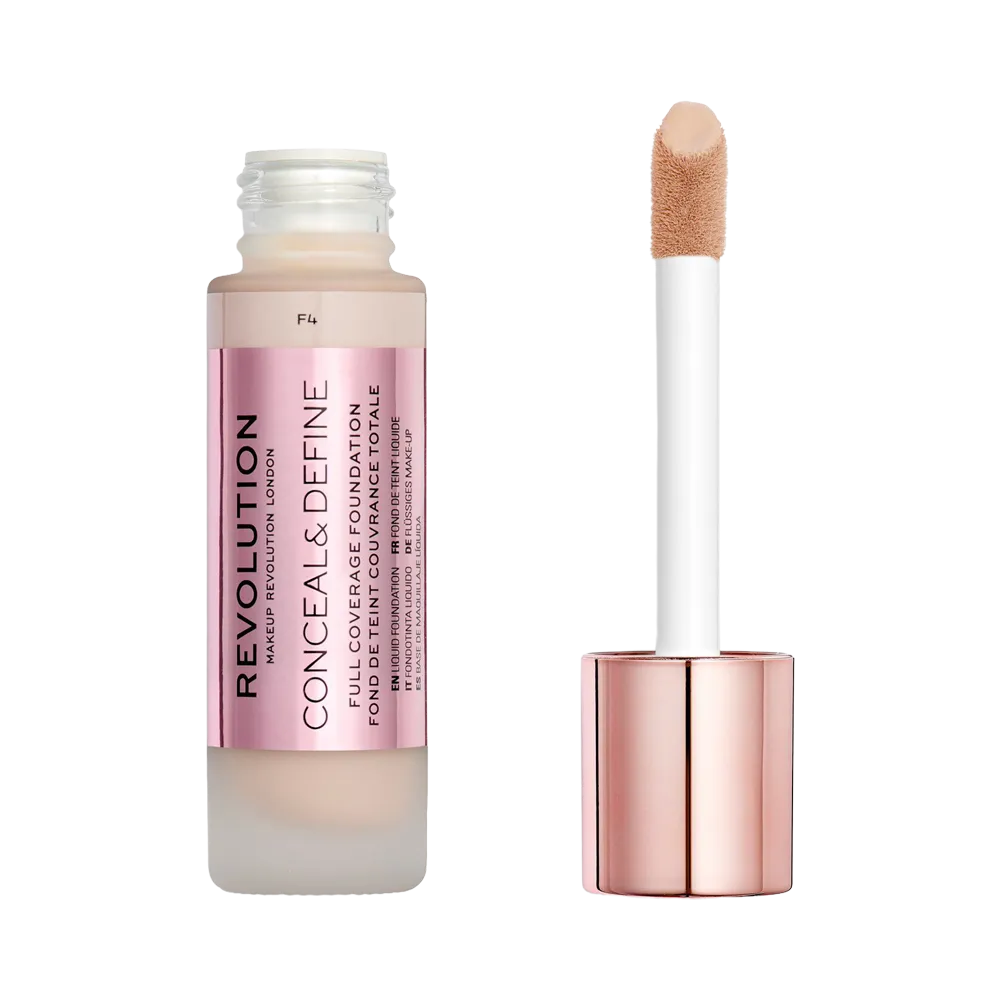 Makeup Revolution Conceal & Define Full Coverage Foundation - F4 thumbnail 3