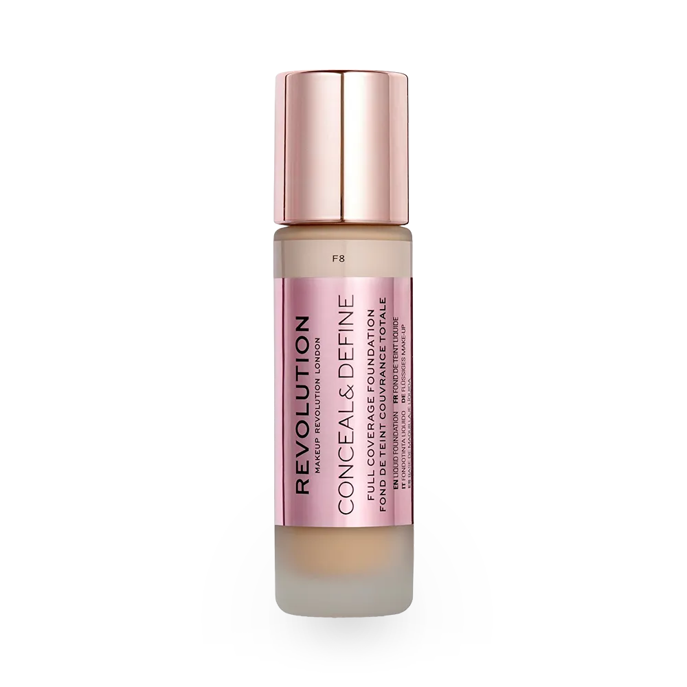 Makeup Revolution Conceal & Define Full Coverage Foundation - F8 thumbnail 1