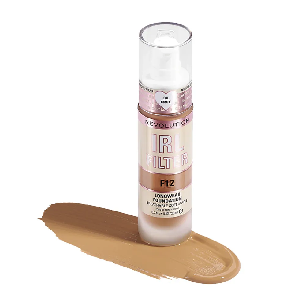Makeup Revolution IRL Filter Longwear Foundation - F12 (23 ml) thumbnail 2