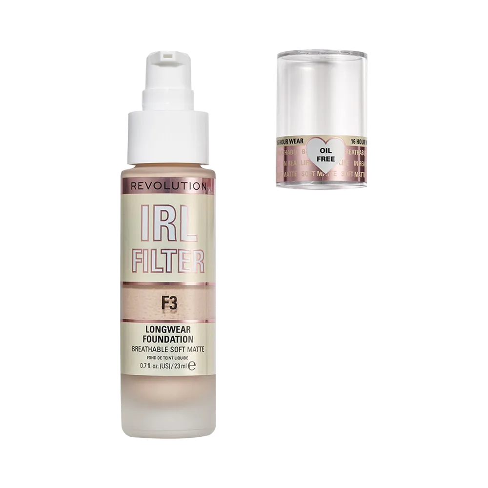 Makeup Revolution IRL Filter Longwear Foundation - F3 (23 ml) thumbnail 1