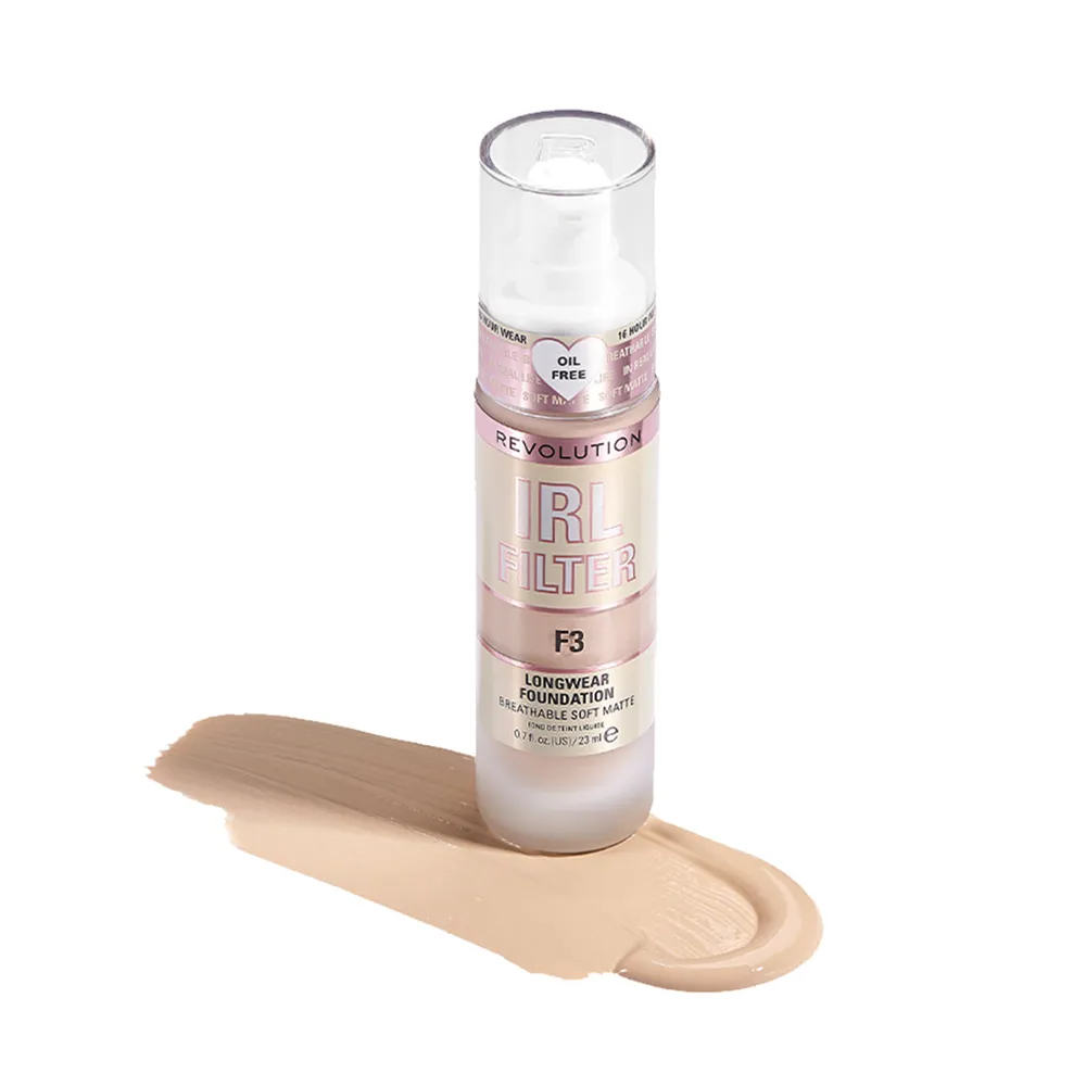 Makeup Revolution IRL Filter Longwear Foundation - F3 (23 ml) thumbnail 2