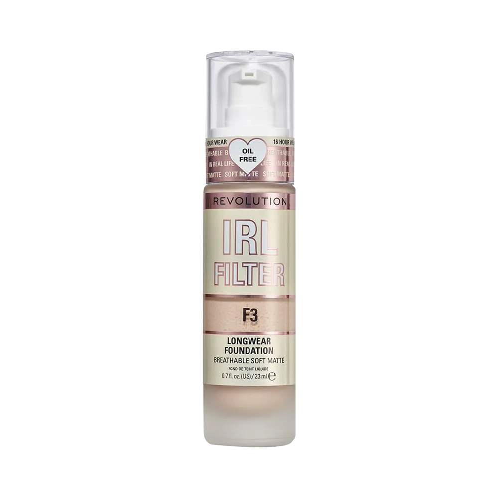Makeup Revolution IRL Filter Longwear Foundation - F3 (23 ml) thumbnail 3