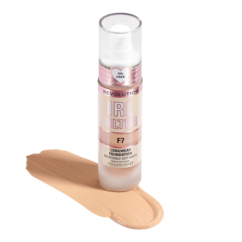 Makeup Revolution IRL Filter Longwear Foundation - F7 thumbnail 4