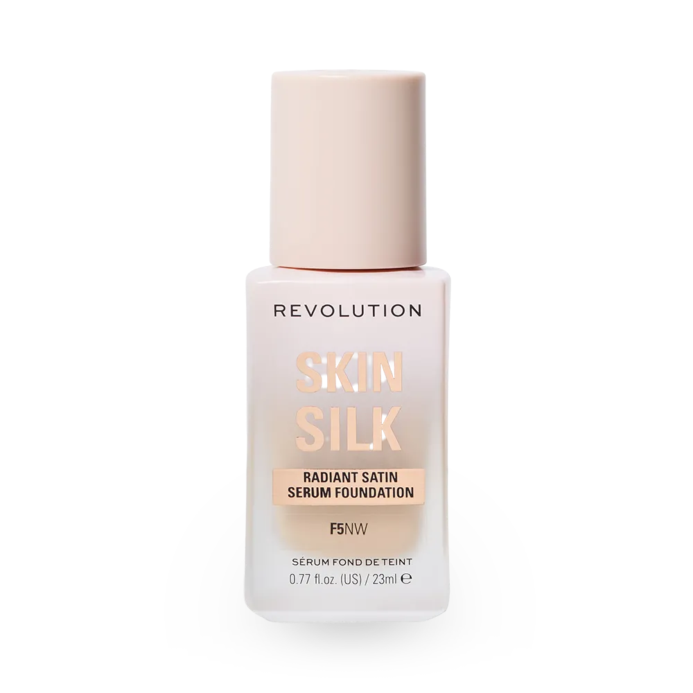 Makeup Revolution Skin Silk Radiant Satin Serum Foundation - F5NW thumbnail 1
