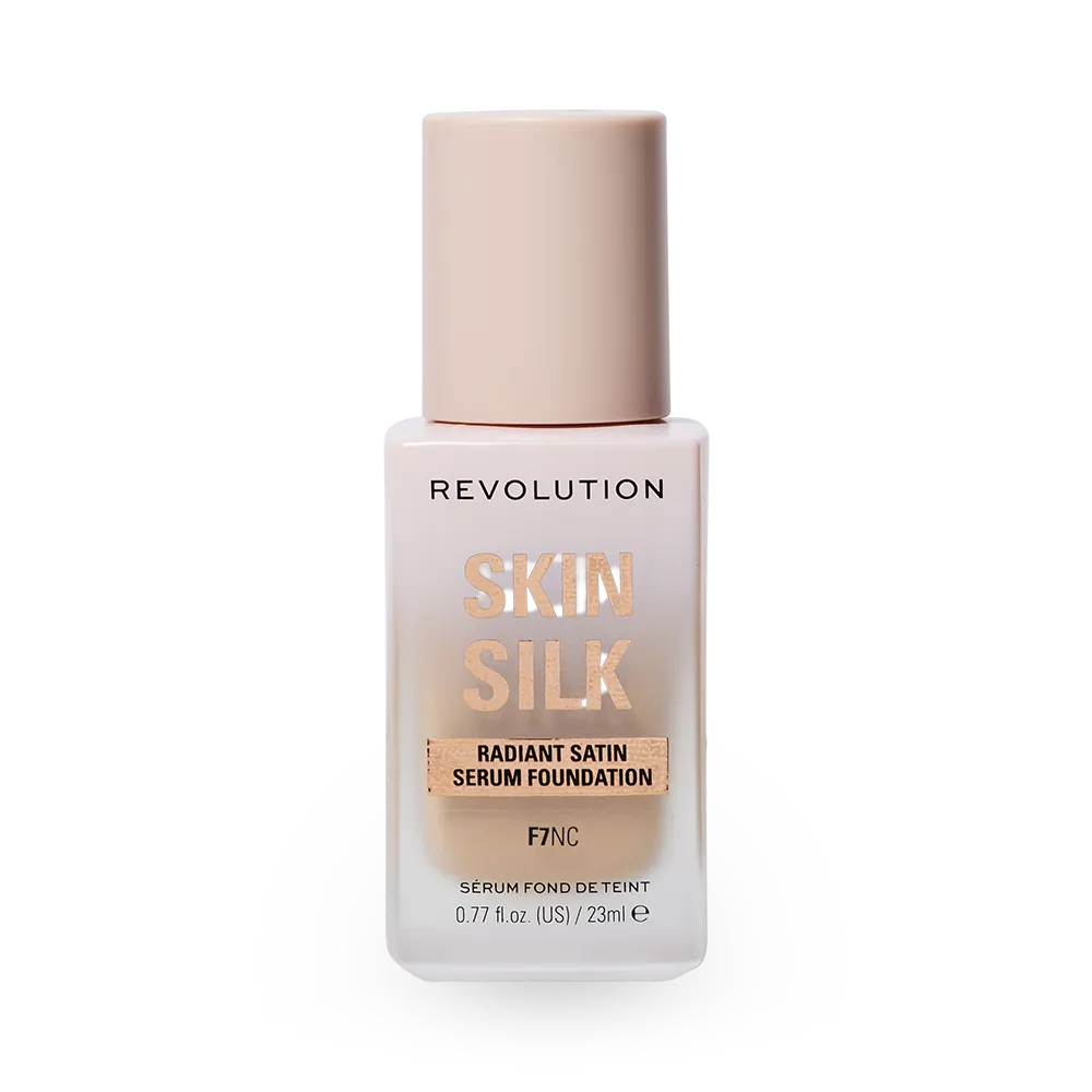 Makeup Revolution Skin Silk Radiant Satin Serum Foundation - F7 thumbnail 1