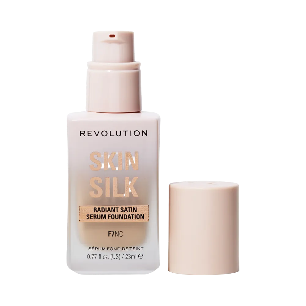 Makeup Revolution Skin Silk Radiant Satin Serum Foundation - F7 thumbnail 2