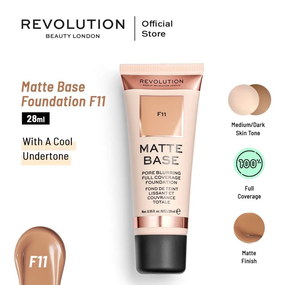 Makeup Revolution Matte Base Foundation
 - F11 thumbnail 4