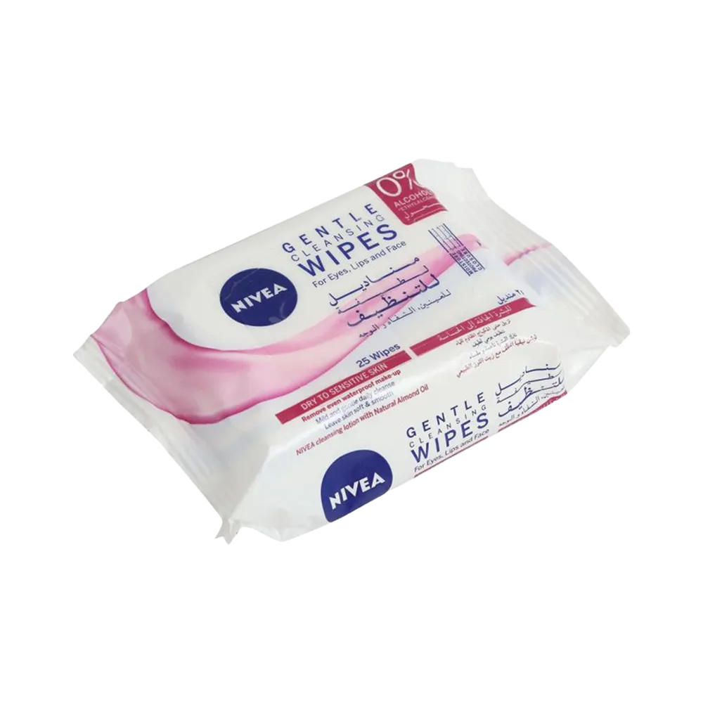 Nivea Gentle Cleansing Wipes - 25 pcs thumbnail 2