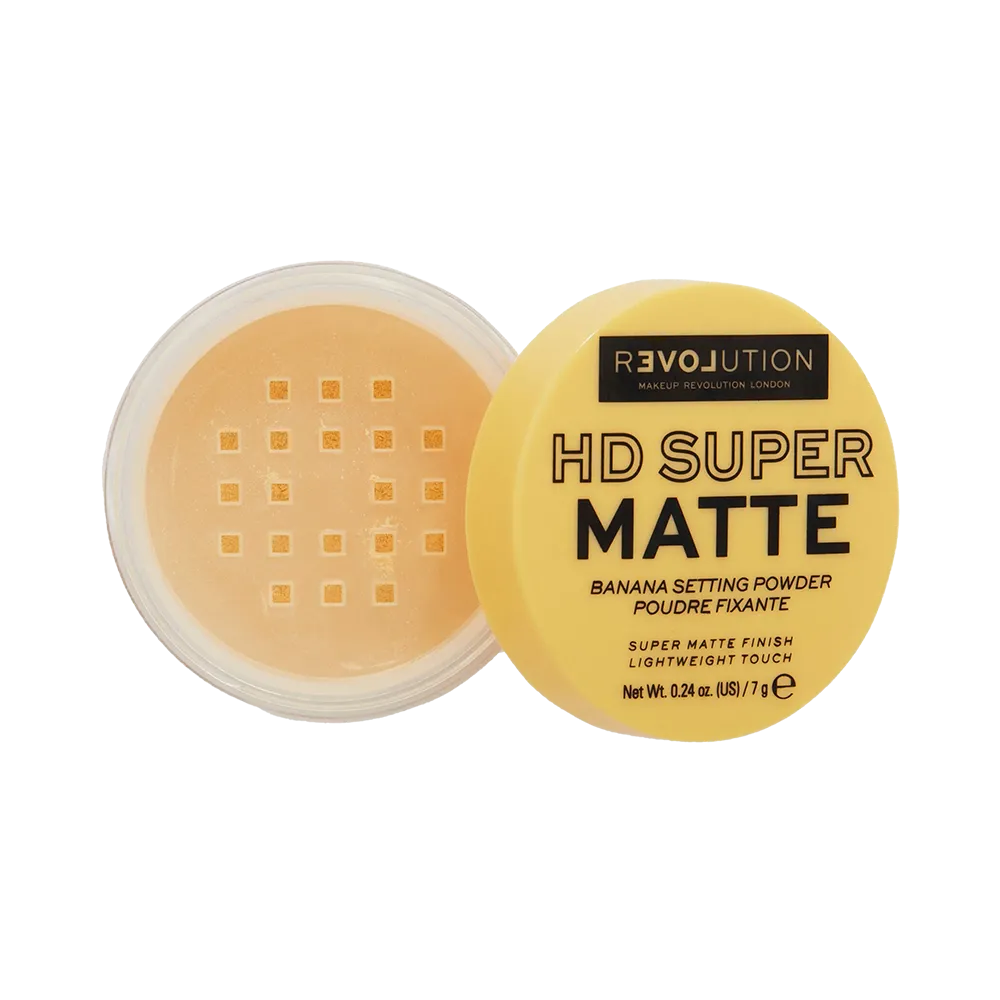 Makeup Revolution Relove HD Super Matte Setting Powder - Banana thumbnail 1
