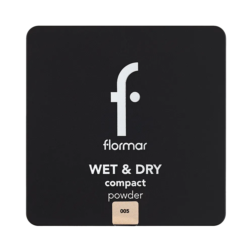 Flormar Wet & Dry Compact Powder - 005 Medium Caramel thumbnail 2