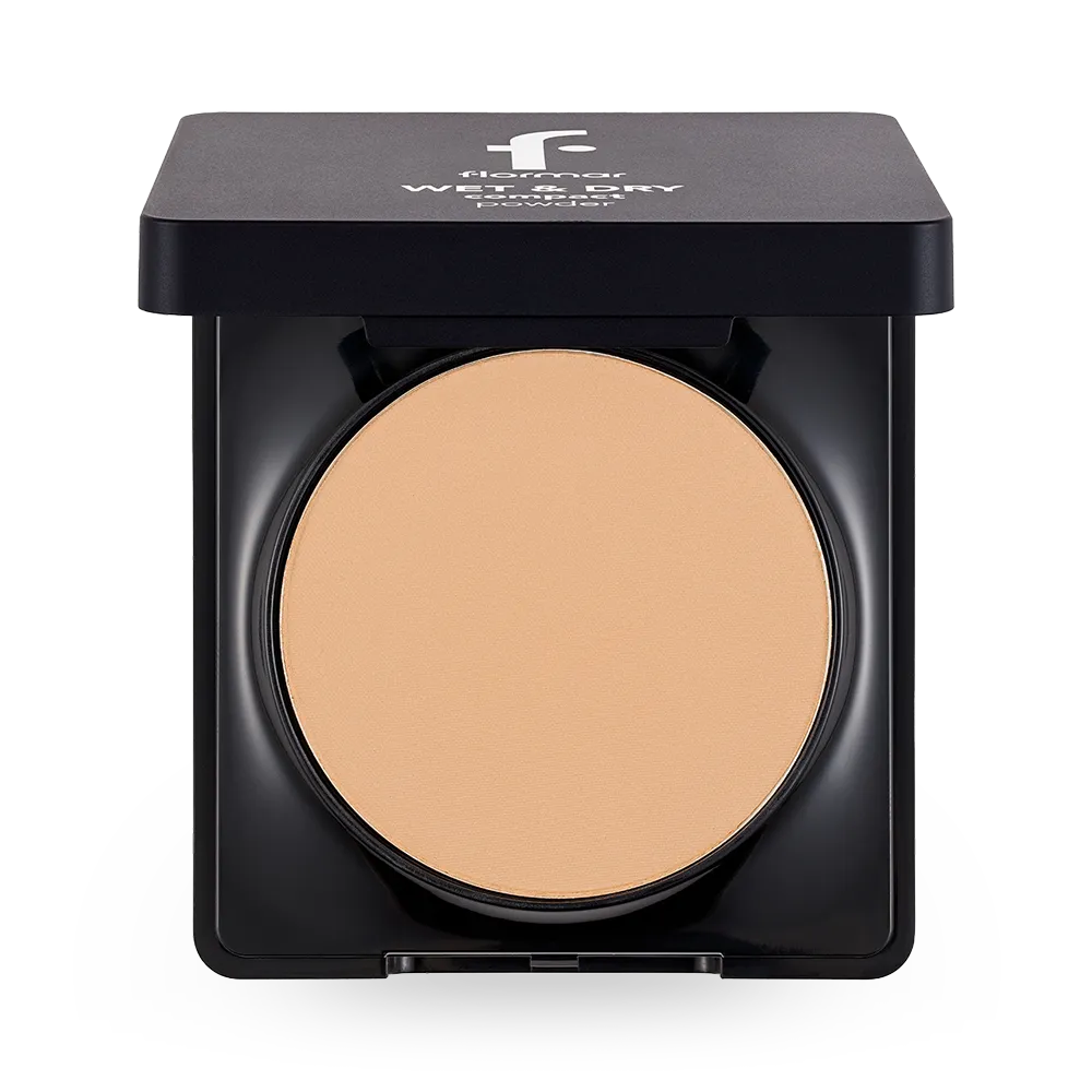 Flormar Wet & Dry Compact Powder - 010 Apricot thumbnail 1