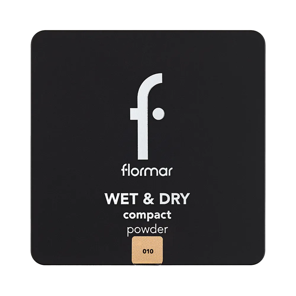 Flormar Wet & Dry Compact Powder - 010 Apricot thumbnail 2