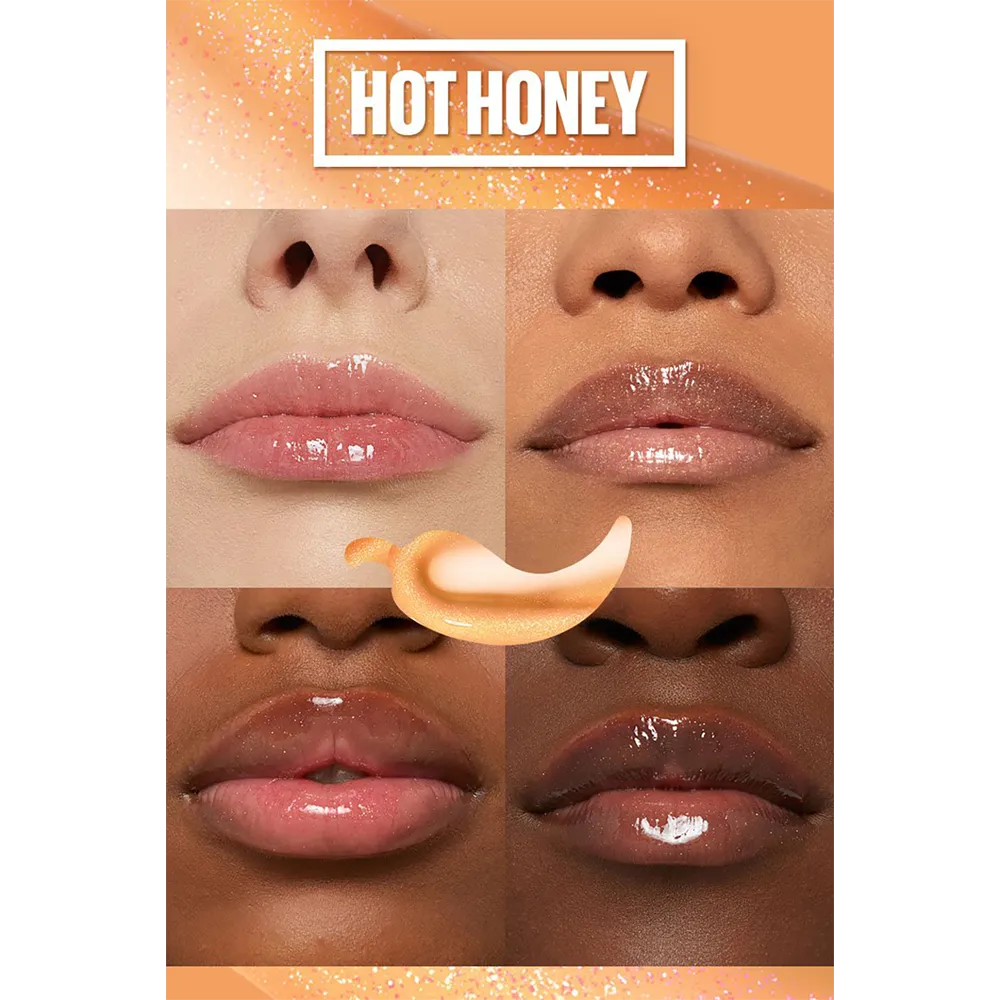 Maybelline New York Lifter Plump Lip Gloss - 008 Hot Honey thumbnail 3