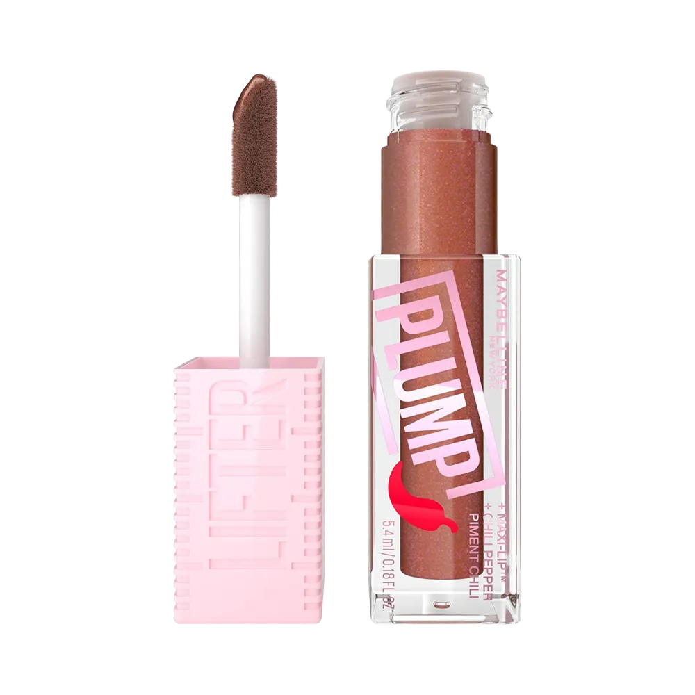 Maybelline New York Lifter Plump Lip Gloss - 07 Cocoa Zing thumbnail 1