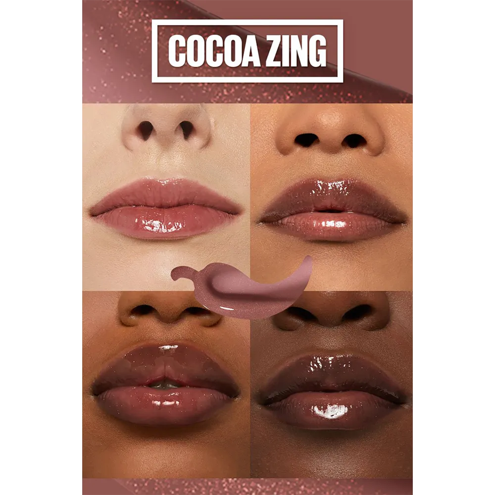 Maybelline New York Lifter Plump Lip Gloss - 07 Cocoa Zing thumbnail 3