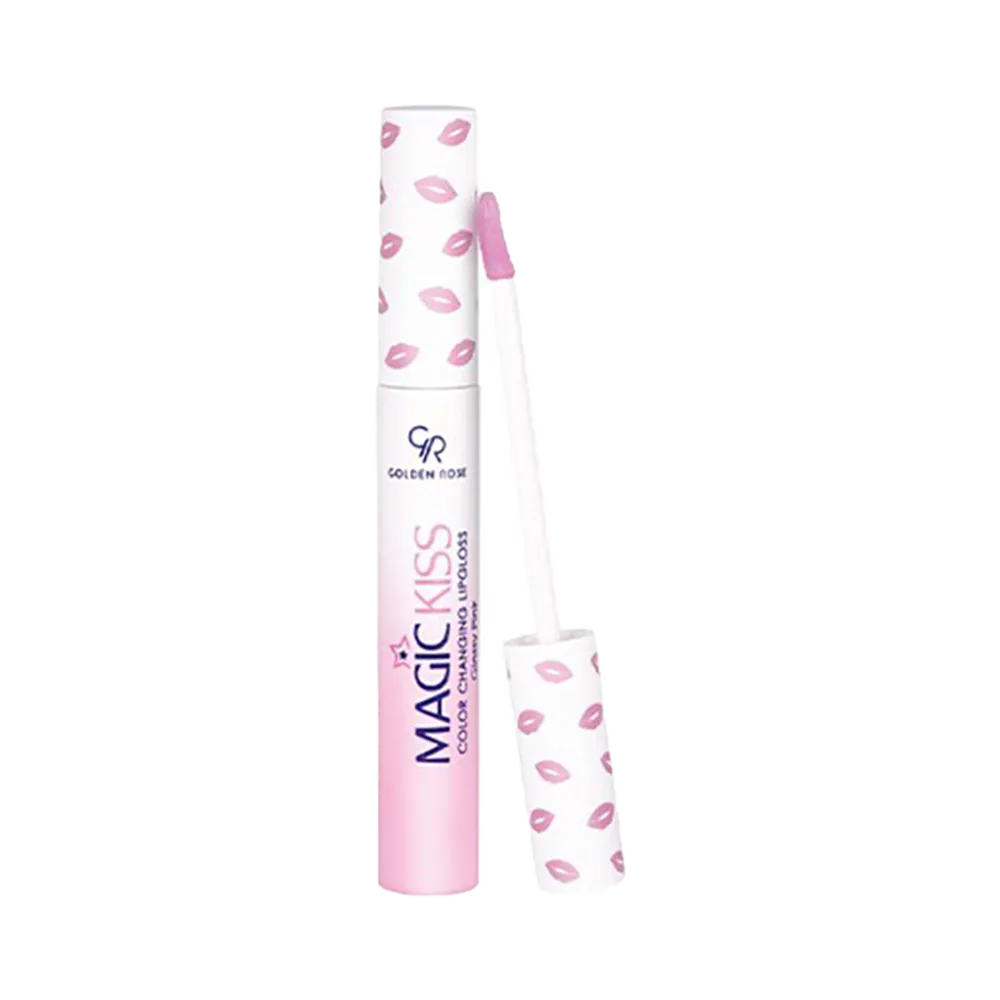 Golden Rose Magic Kiss Color Changing Lip Gloss - Glossy Pink thumbnail 2