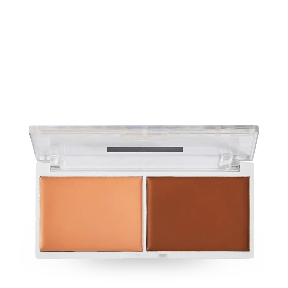 Makeup Revolution Relove Cream Contour Duo Palette - Medium thumbnail 1