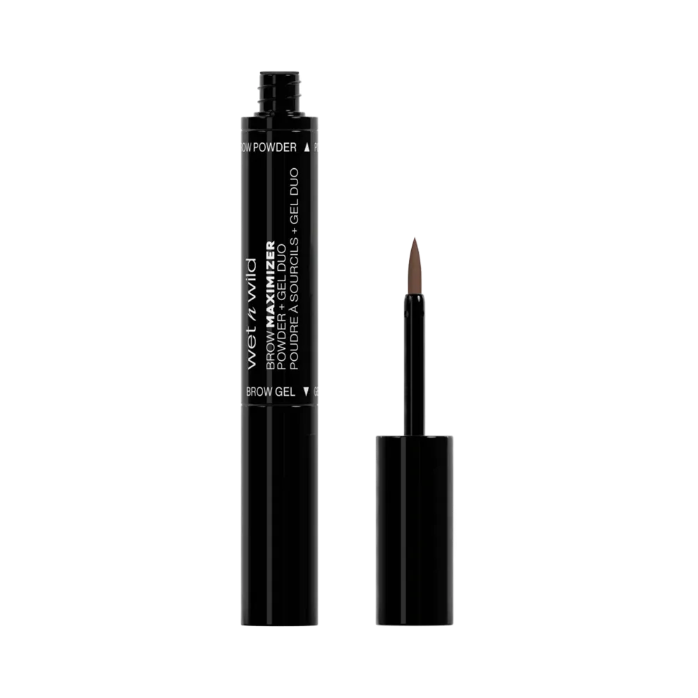 Wet N Wild Ultimate Brow Brow Maximizer Powder + Gel Duo - Neutral Brown thumbnail 2