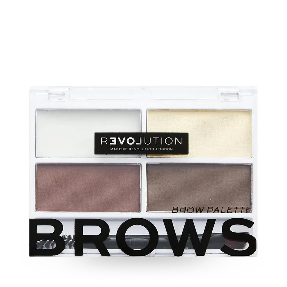 Makeup Revolution Colour Cult Brow Palette - Dark thumbnail 1