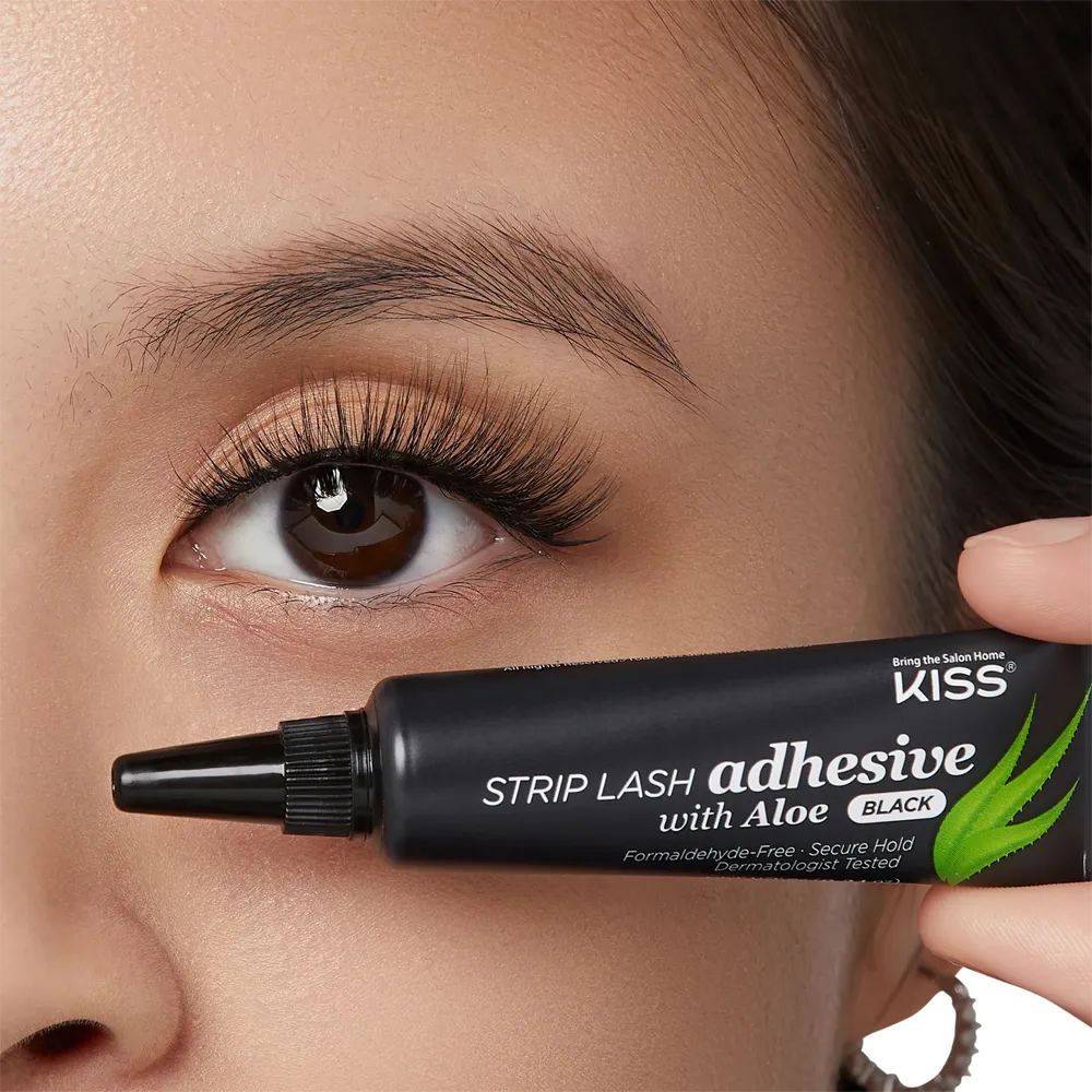Kiss Strip Lash Adhesive With Aloe - Black thumbnail 3