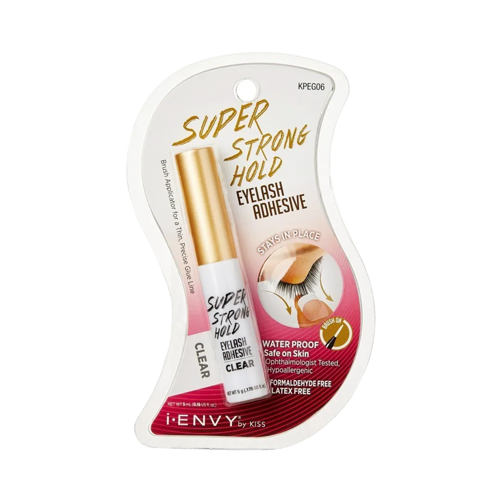 Kiss i-Envy Super Strong Hold Waterproof Strip Lash Glue - KPEG06 Clear thumbnail 2