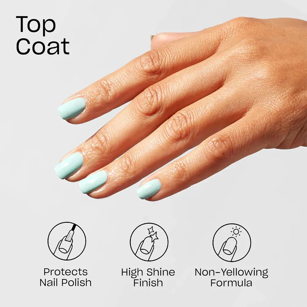 O.P.I Mirror Shine Top Coat - 15 ml thumbnail 2