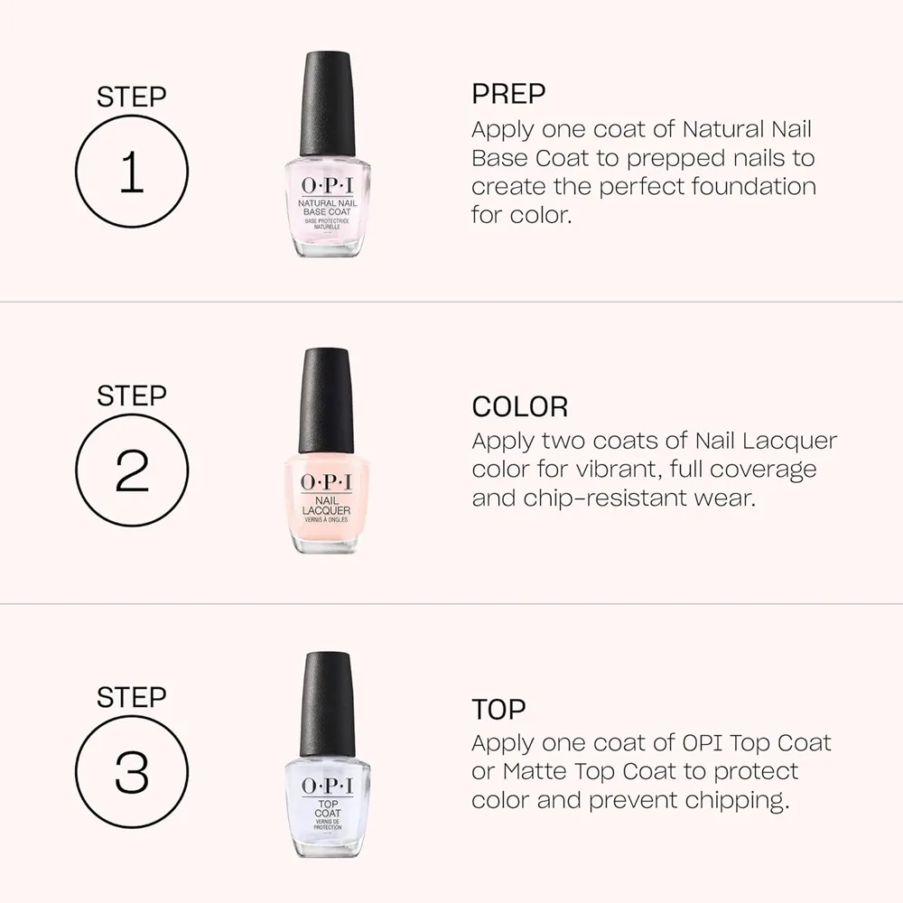 O.P.I Mirror Shine Top Coat - 15 ml thumbnail 4