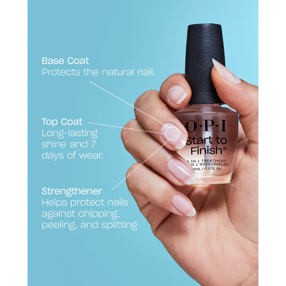 O.P.I Start To Finish 3-In-1 Treatment - 15 ml thumbnail 3