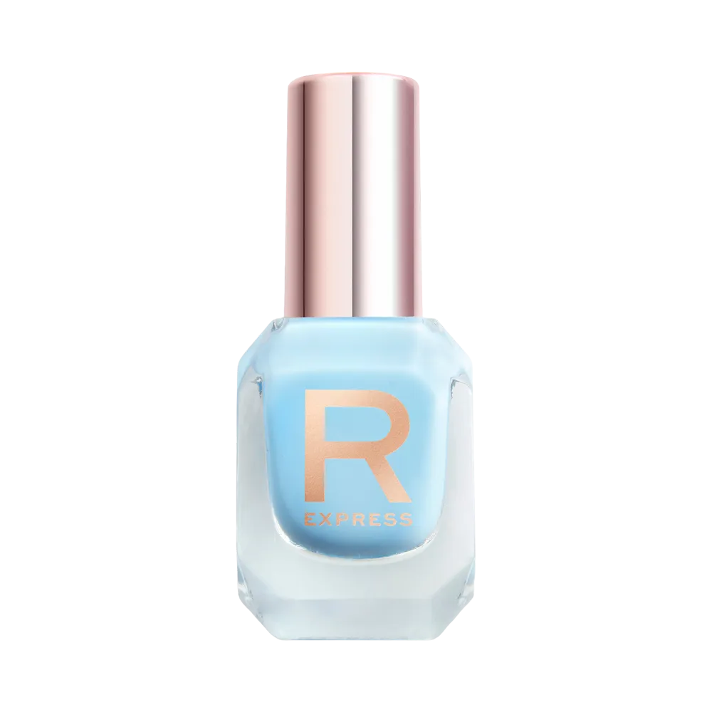 Makeup Revolution Express Nail Polish - Aqua Blue thumbnail 2
