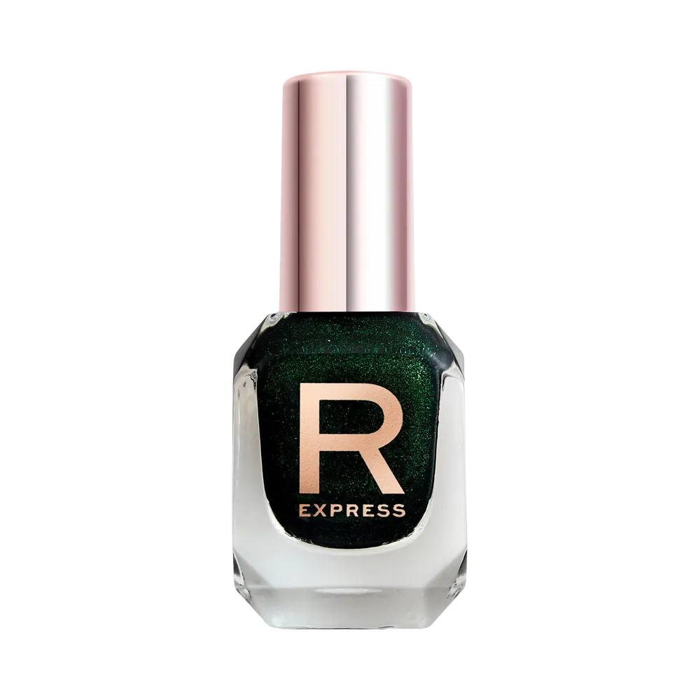 Makeup Revolution Express Nail Polish - Poison Black thumbnail 2